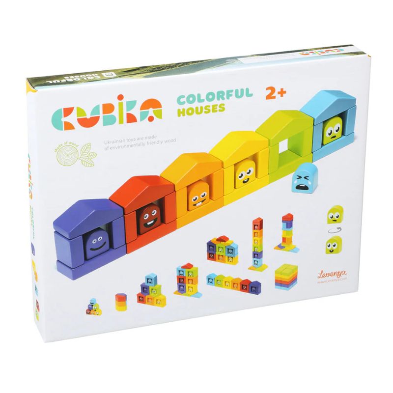 Cubika Wooden Colorful Houses Set.jpg